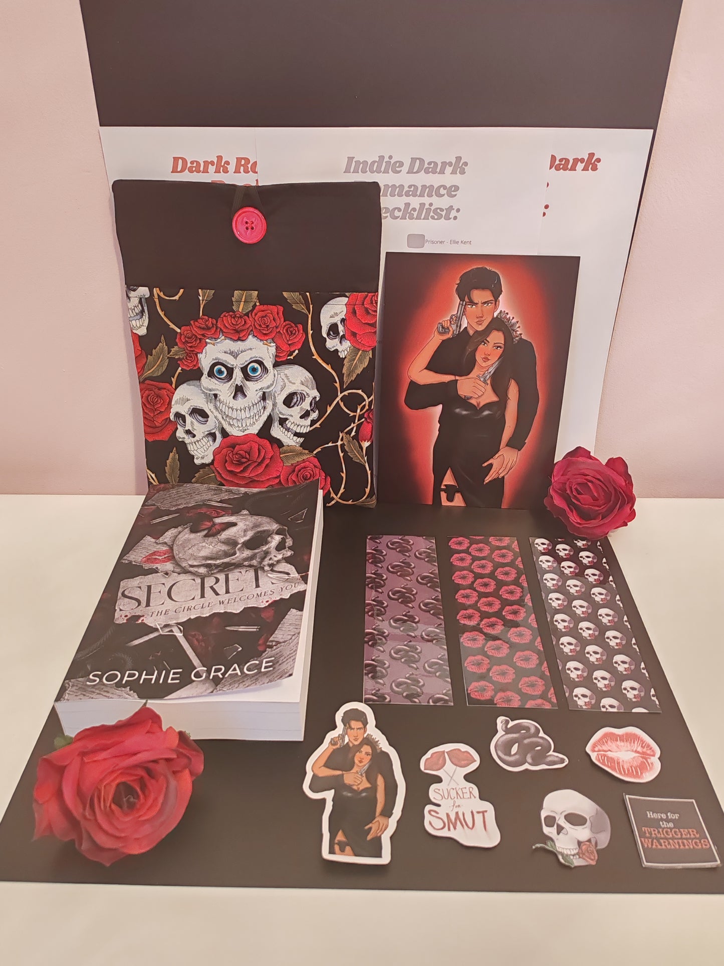 Secrets by Sophie Grace (With Skull + Roses Book Sleeve) Dark Romance Bundle