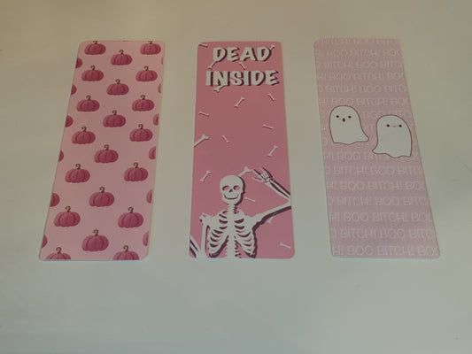 Laminated Halloween Bookmark Pack (FR)