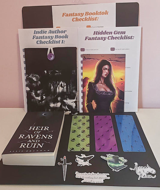 Heir of Ravens and Ruin (With Crow Book Sleeve) Fantasy Bundle