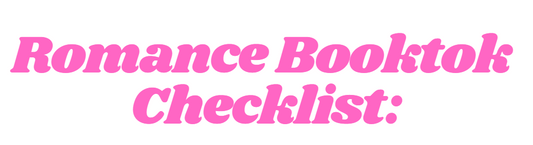 Romance Booktok Book Checklist