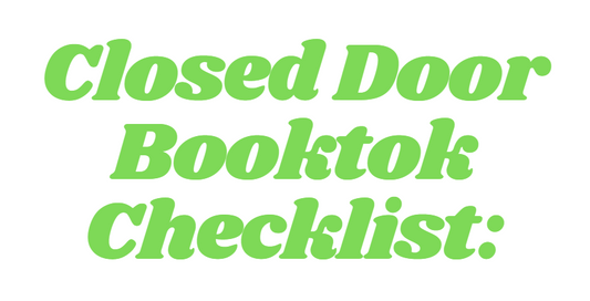 Closed Door Booktok Book Checklist