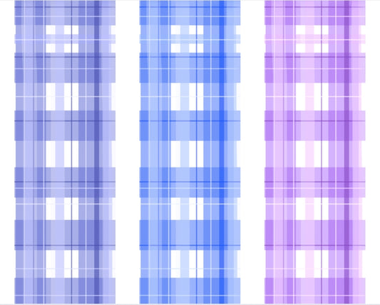 Blue/Purple Gingham PDF Bookmarks