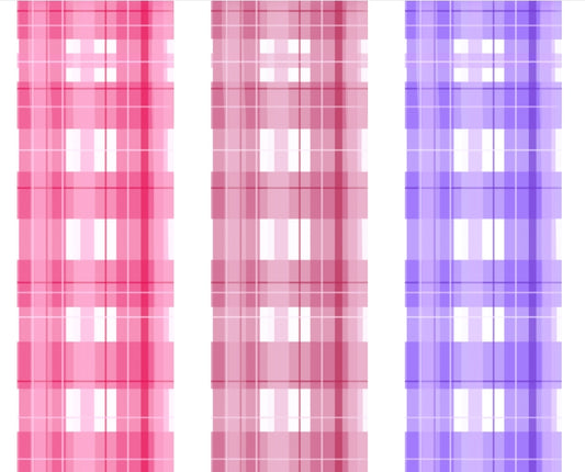 Pink/Purple Gingham PDF Bookmarks
