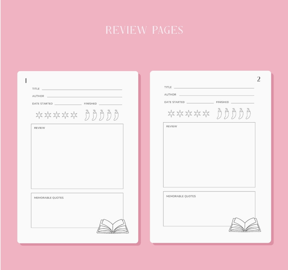 Romance Reading Journal