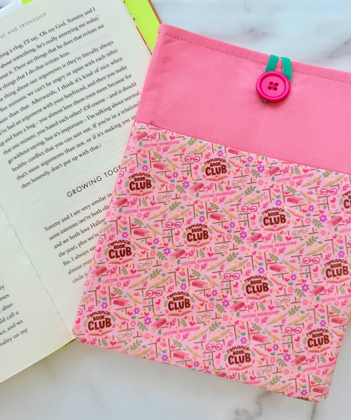 Romance Book Club Book Sleeve