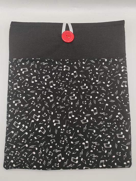 Music Notes Fantasy Hardback Book Sleeve