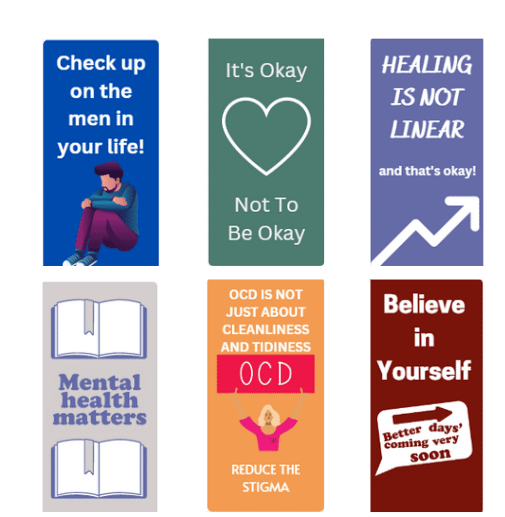 Mental Health PDF Bookmarks