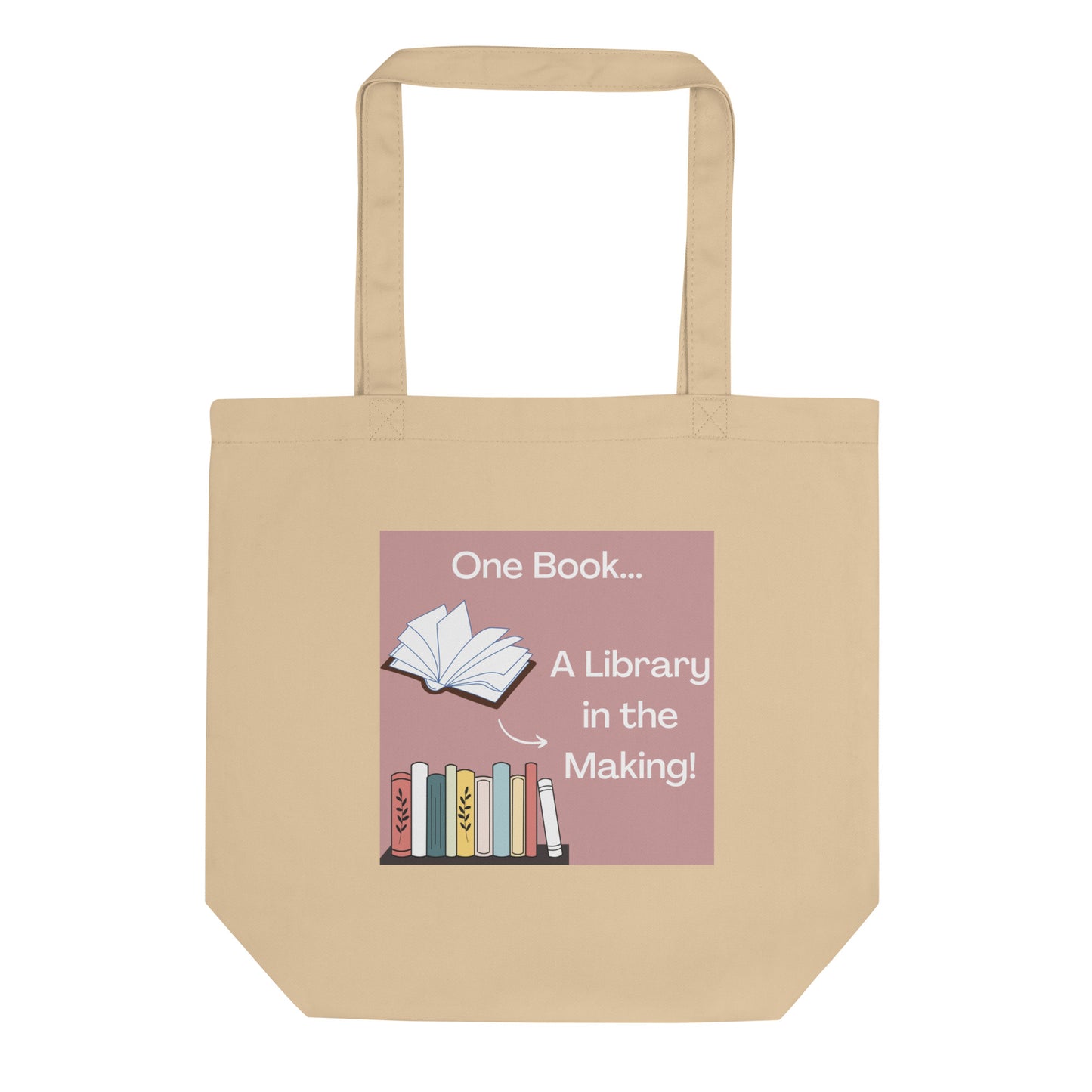 One Book... A Library in the Making Eco Tote Bag
