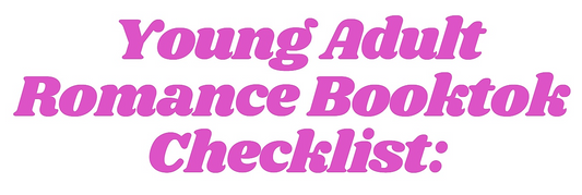 YA Romance Booktok Book Checklist